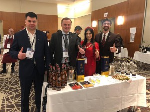 State-owned enterprise "UKRSPYRT" presented vodka "Ukranian Spirit "n the USA.
